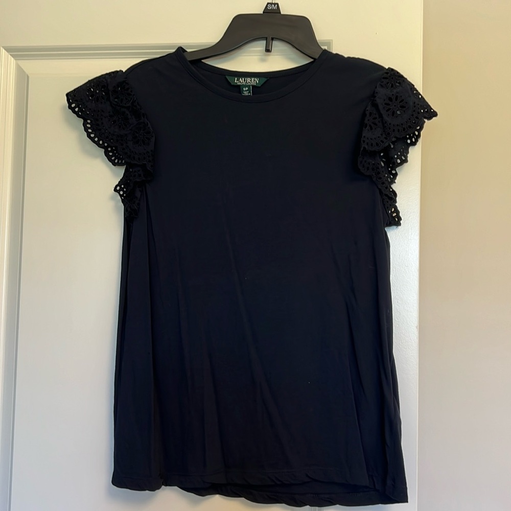 Lauren Ralph Lauren top navy color